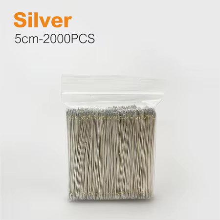 Silver or Black Color Enameled wire 5/7/10/15cm LED Neon Light Welding Wire Middle Connector For 12V24V Neon Lamp Soldering