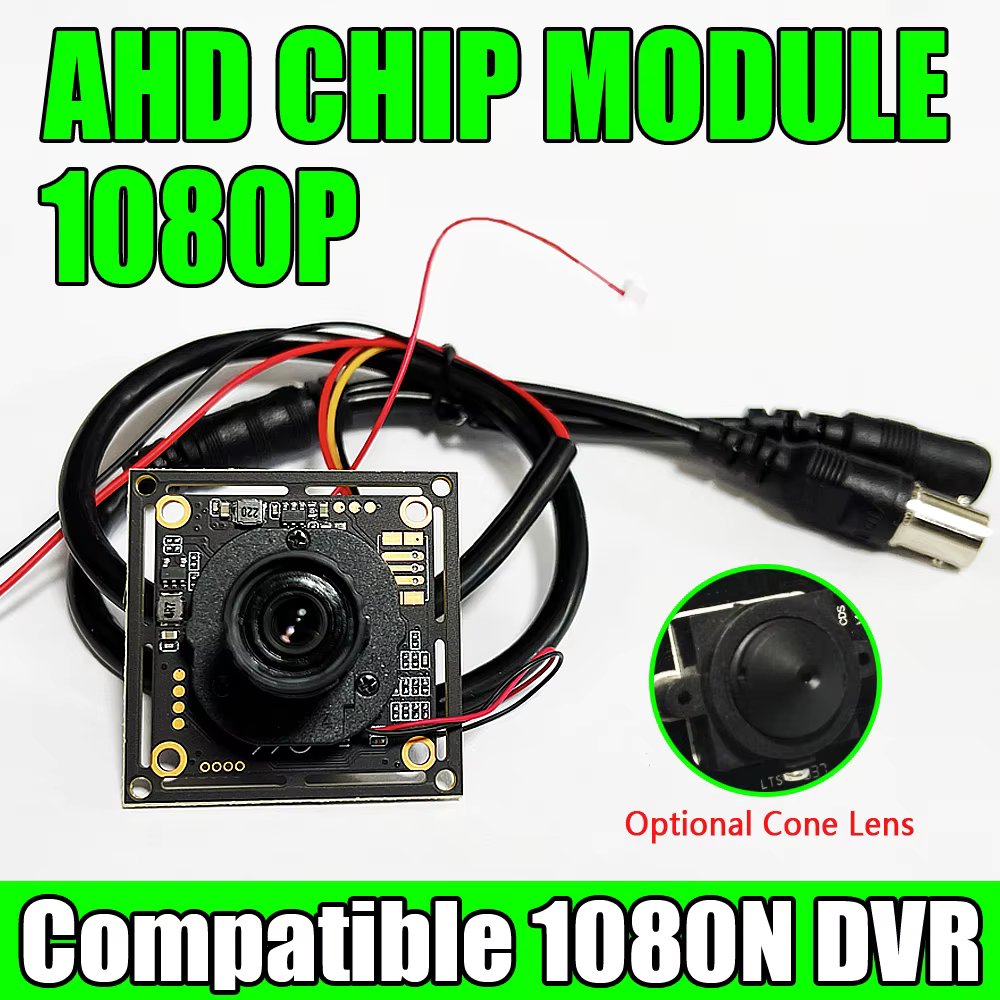 4in1 3000TVL AHD 1920*1080P Mini Cctv Camera Chip Module Set 2.8mm/3.7mm Cone lens Complete Monitoring Circuit Board Compatible