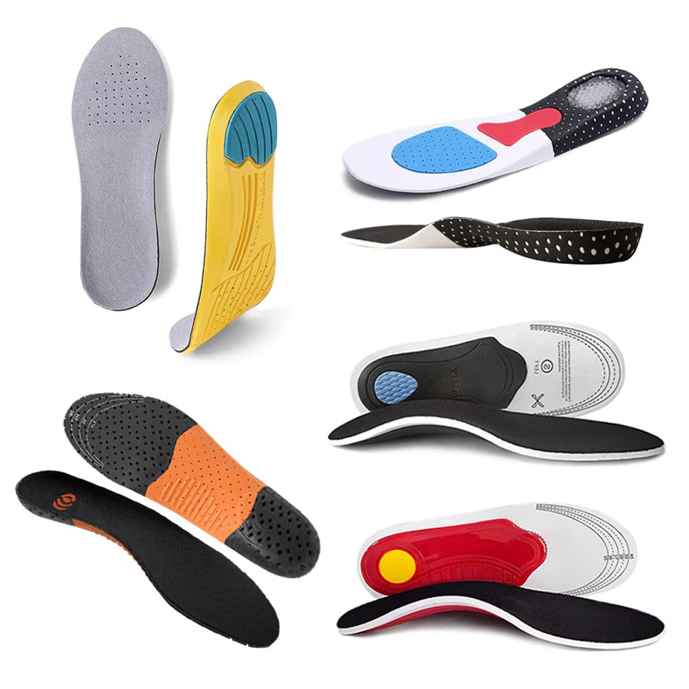 (1 + 1) Better Memory Foam Latex Arch Insole for shoe running shoes soldier