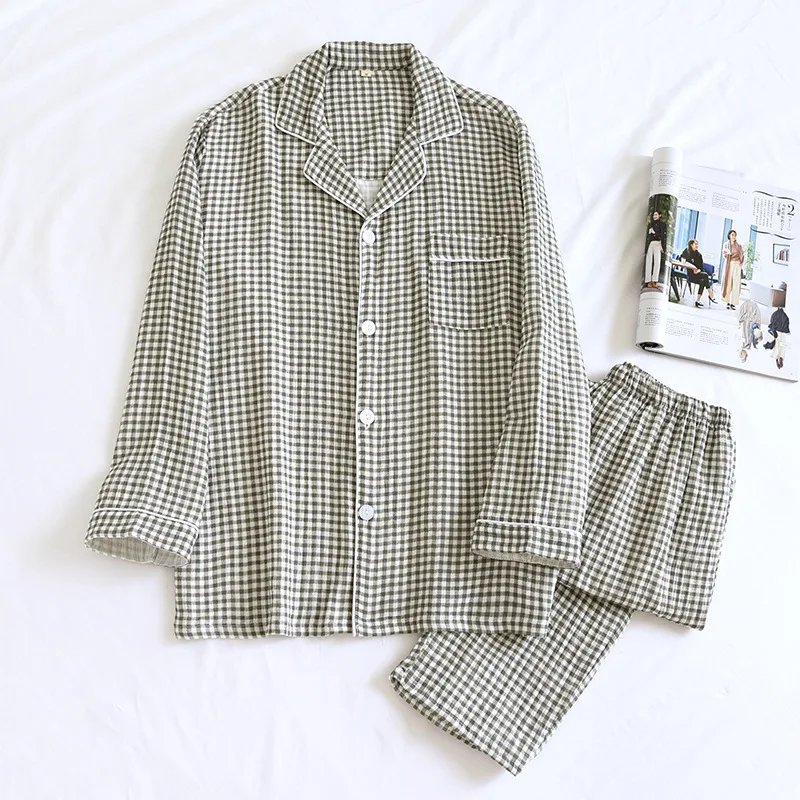 Men grey plaid