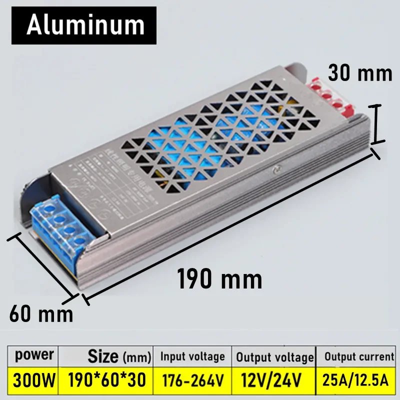 300W