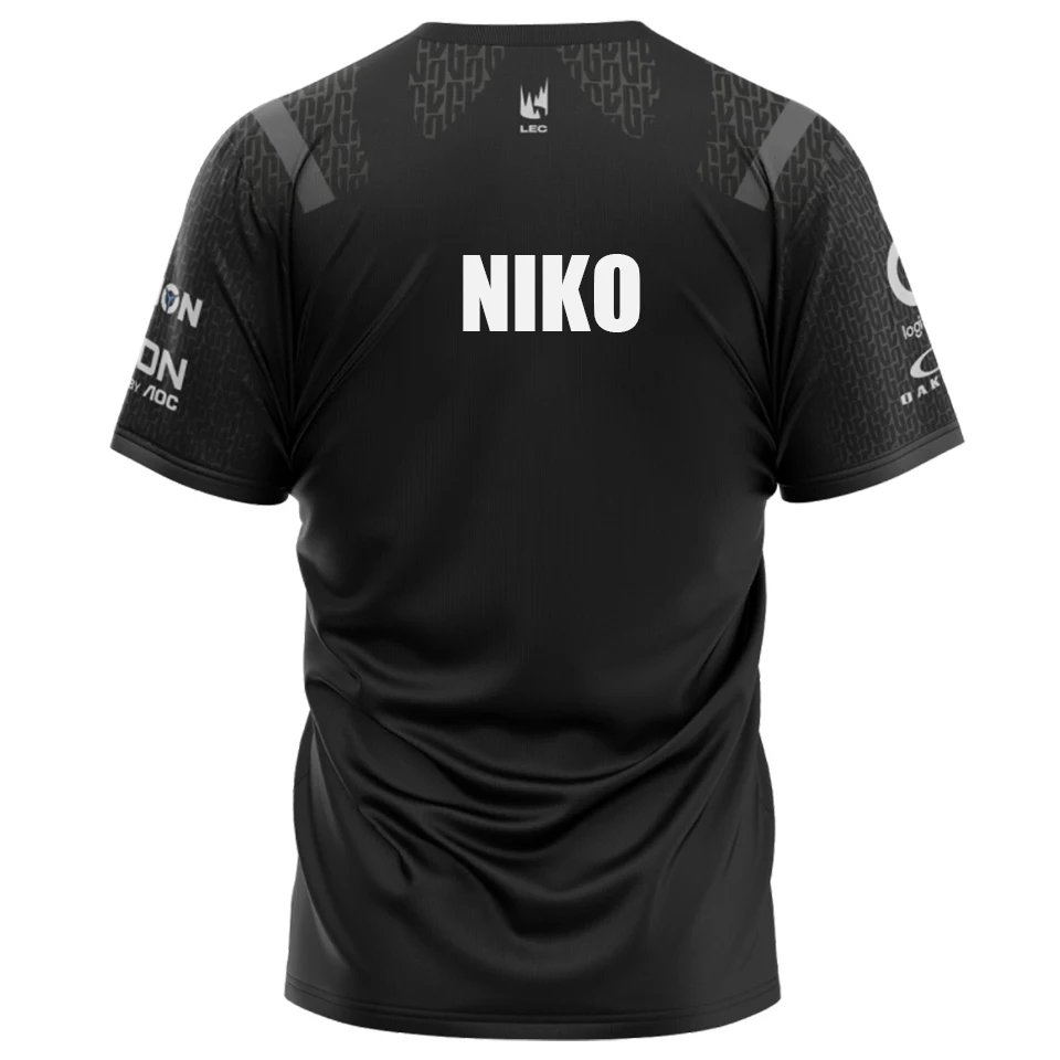 G2 E-sports Club New Jersey O-Neck T-shirt 2024 CSGO 2 Niko Fan Support Clothing Tees Esport Event Breathable Sports Tops