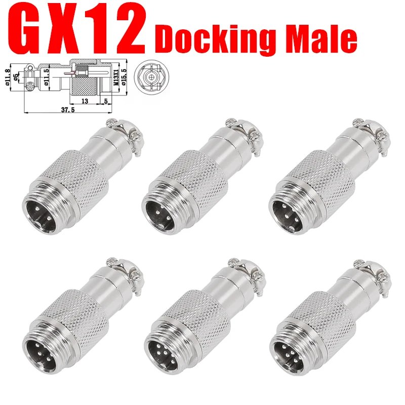 GX12 Docking Male