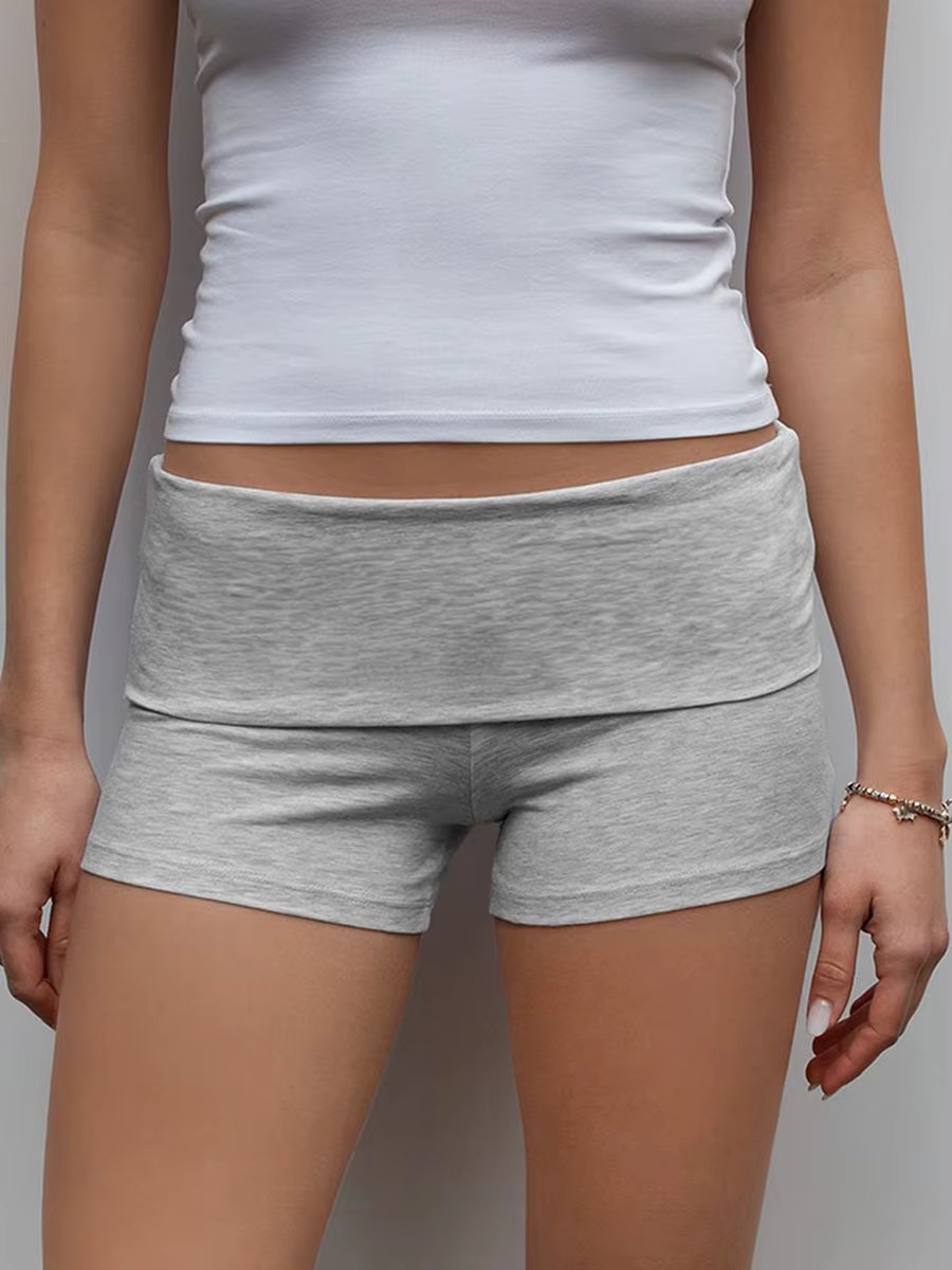 Women s High Waist Yoga Shorts with Side Pockets and Tummy Control Breathable Workout Running Shorts for Women