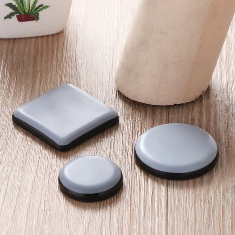 4pcs Furniture Slider Pad Table Bases Protector Chair Leg Feet Coaster Carpet Ground Magic Moving Anti-abrasion Floor Mat FP8