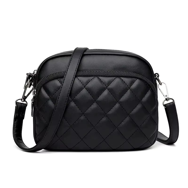 Brand Simple Design Women Shoulder Crossbody Bags Ladies Diamond Lattice Casual Satchel Small Shell Messenger Bags Travel Purse