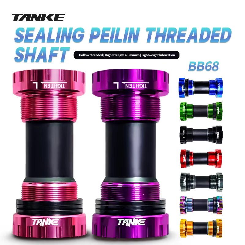 TANKE-BB68 BB92-73mm,Bottom Brackets Adapter,Bicycle Crank Middle Axle Type,MTB Road Bike Central Axis,1.37/24mm Sealed Peilin
