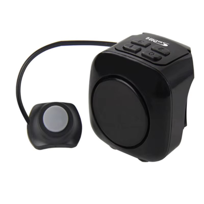 Hot Practical Bicycle Horn and Alarm Cycling Bike Horn Alert Bells Loud Electric Siren Safety Anti-Theft Device Bike Accessories