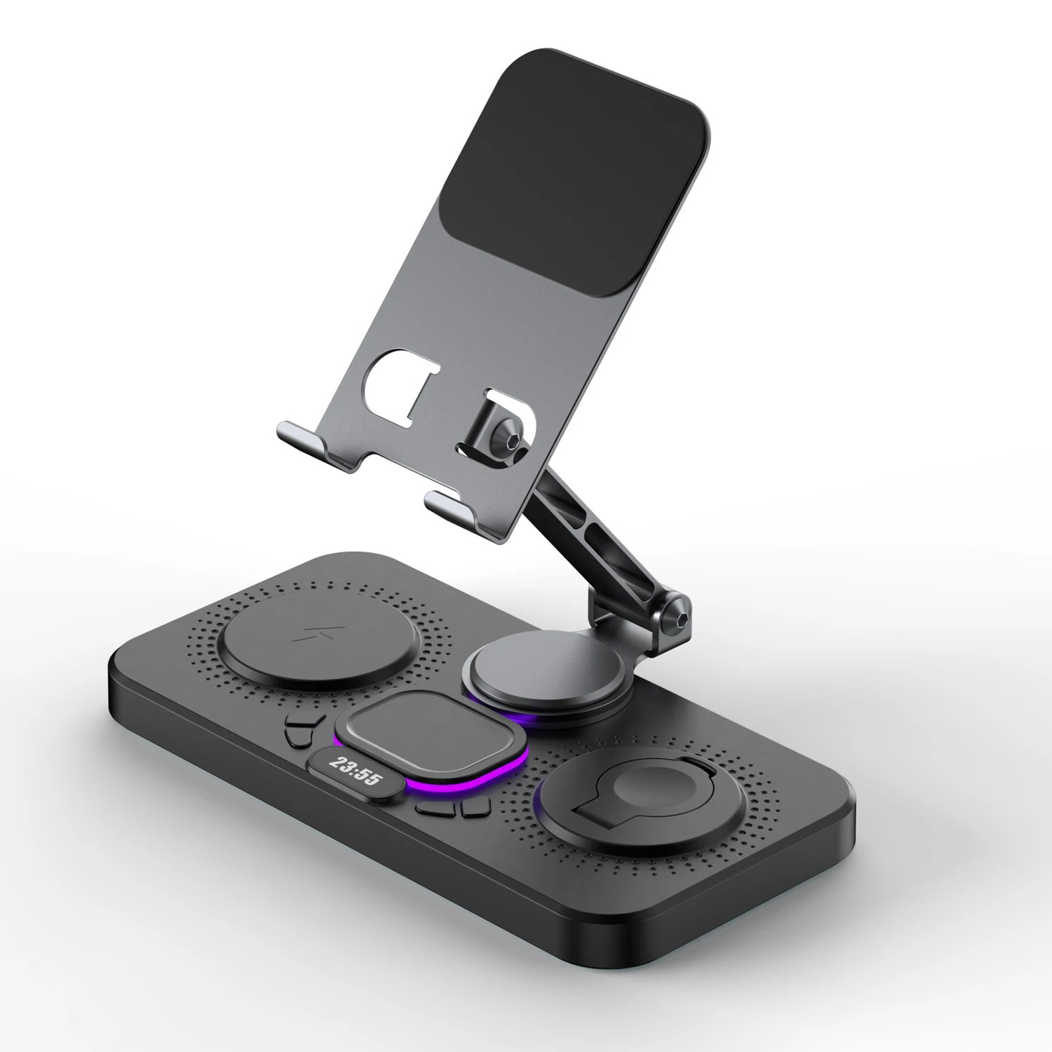 IPad Tablet Bracket Multifunctional magsafe magnetic 6 IN 1 Wireless Charger Stand for Iphone 12-16 Pro Airpods Pro Apple IWatch