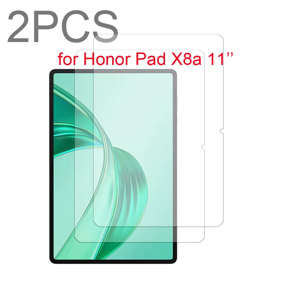 2PCS Glass For Honor pad X8a 11'' 11-inch Scratch Proof Tempered Glass Screen Protector