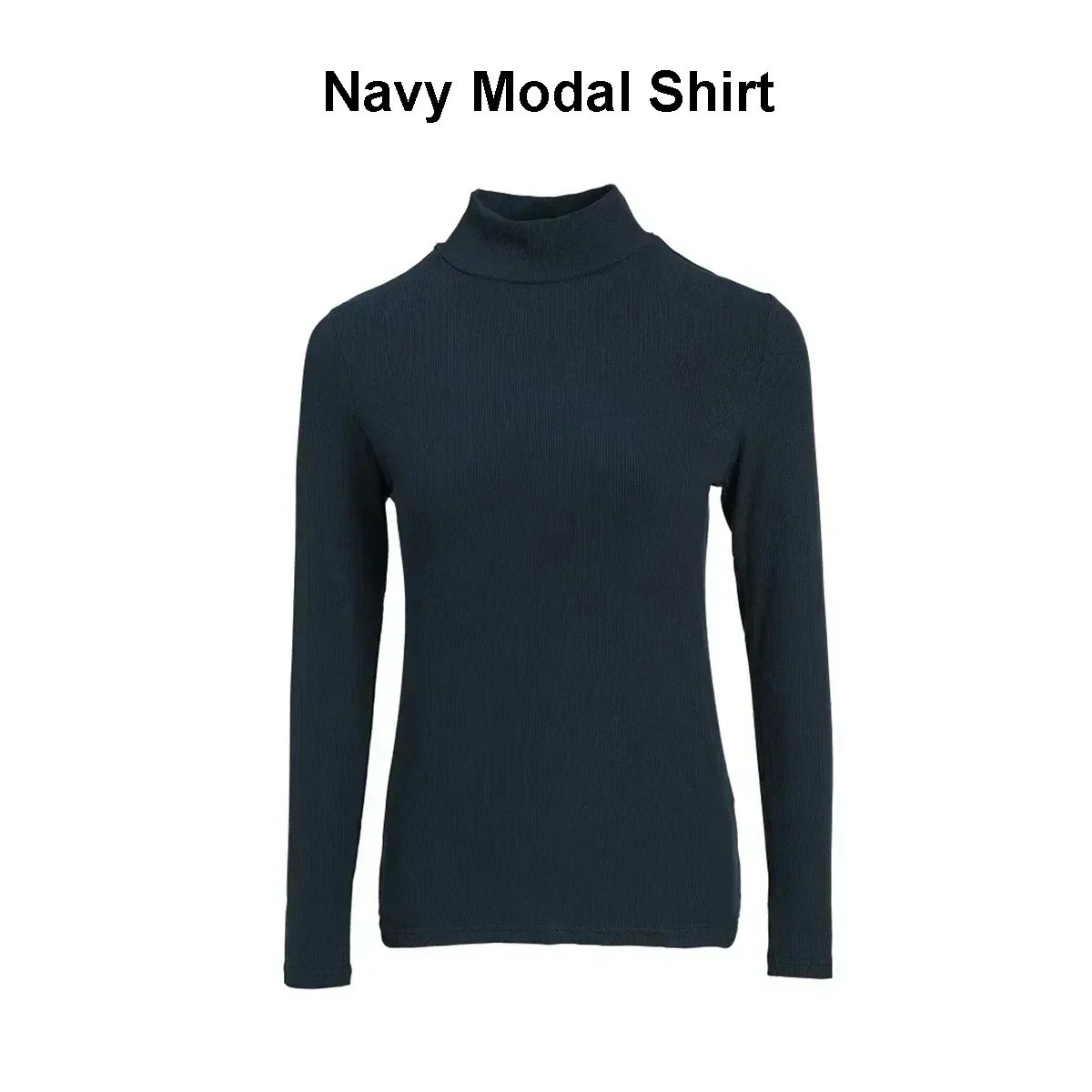 Navy Rib Tee