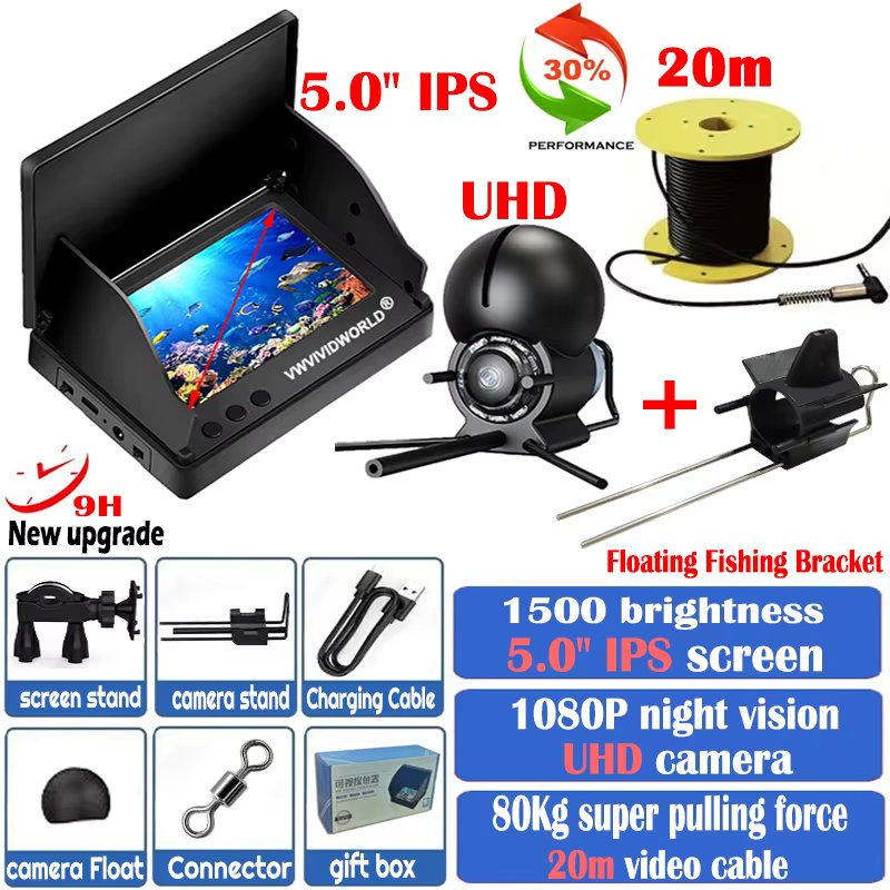 5.0 inch 20m 2 stand