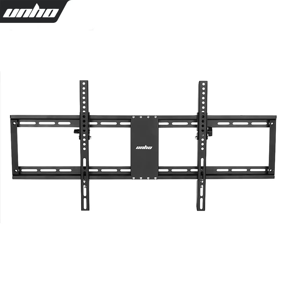 Fixed TV Wall Mount Bracket Tilt Ultra Slim for LED LCD OLED TVs with Spirit Level 132 lbs Weight Capacity