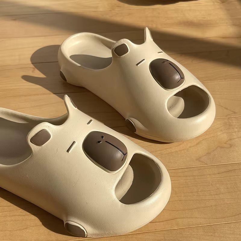 Casual Platform Slippers Women Cute Cartoon Designer Shoes Girls Flats Home Fashion Popular Summer Footwear Bathroom Indoor EVA