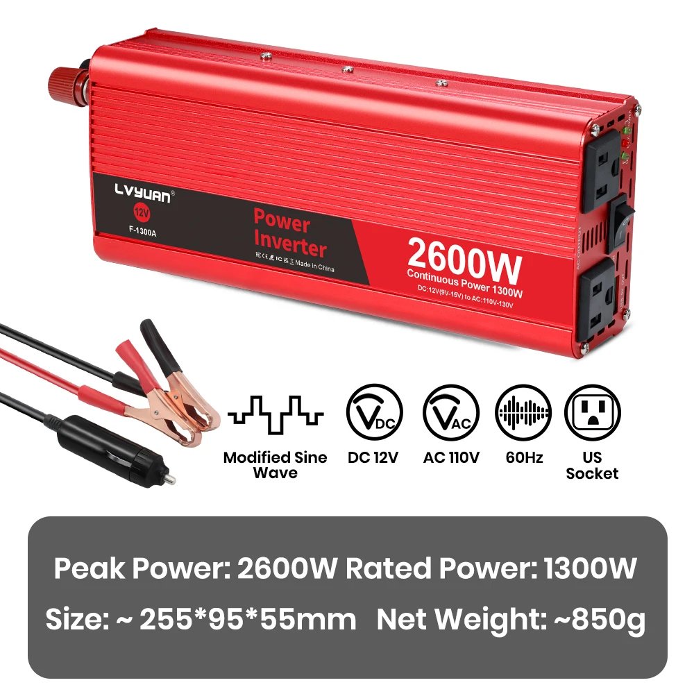 2600W-12V-110V-60hz