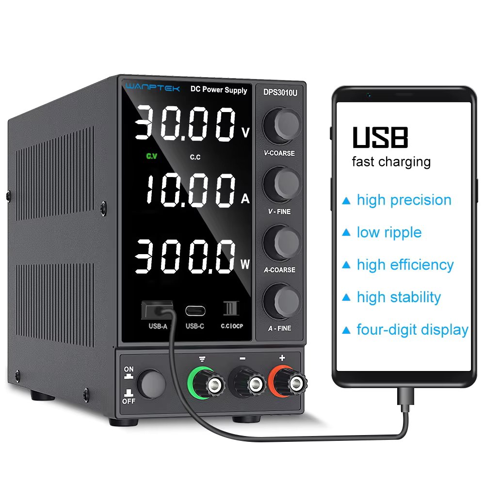 Adjustable DC Power Supply 120V 3A Lab Bench Power Source 30V 10A 5A Switching Stabilized LCD Power Supply regulator DPS3010U