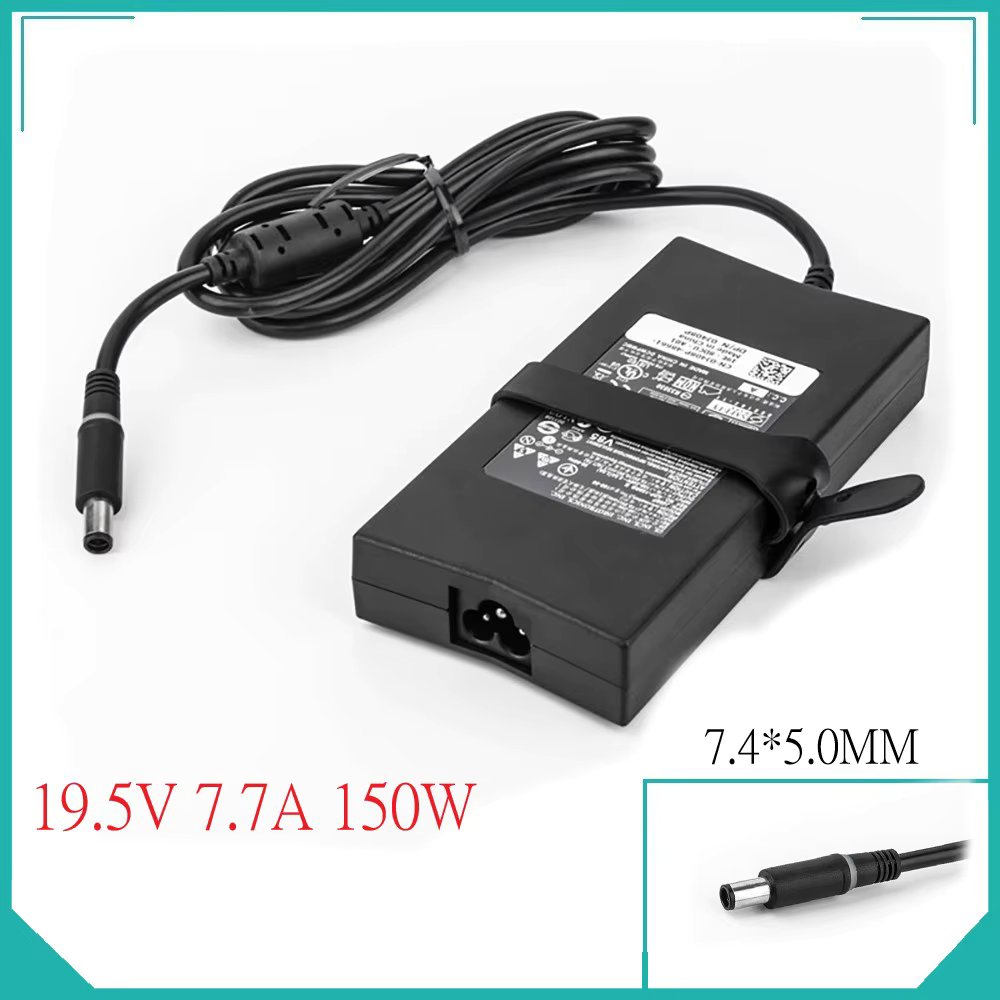 19.5V 7.7A 150W 7.4*5.0mm DA150PM100-00 Laptop Charger for Dell Alienware M14X M15X Inspiron M1710 2320 5160 ADP-150RB PA-5M10