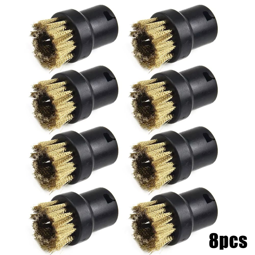 Brass Wire Brush Nozzles For KARCHER SC Series Steam Cleaner  Household Cleaning Tools Spare Brush Head Parts Sweeper Accessory