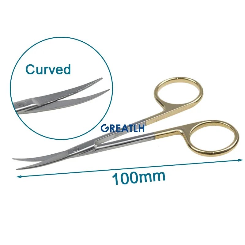 curved golden