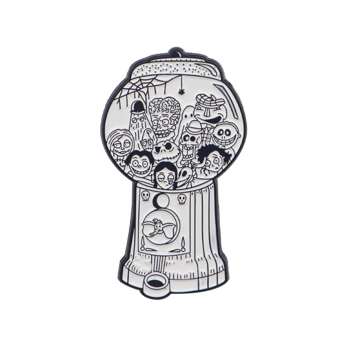 Horror Cartoon Soft Enamel Pins Lapel Pins for Backpack Women Men Brooch for Clothes Briefcase Badges Halloween Decoration Gifts