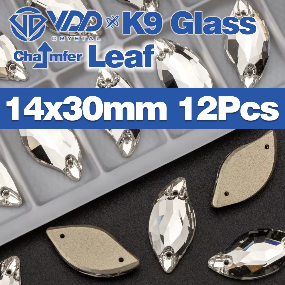 leaf 14x30mm-12Pcs