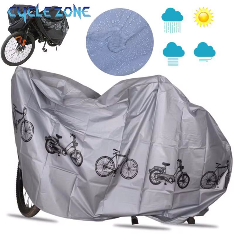 Bicycle Cover Motorcycle Rain Cover Waterproof Dustproof Anti-UV Outdoor Protection MTB Bike Cover All Seasons Bike Accessories