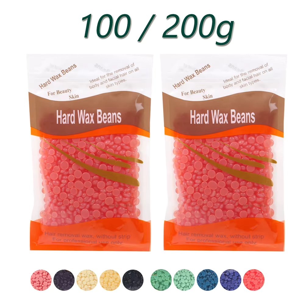 Hard Waxing Wax Beans Hair Removal Hot Film Wax For Wax Heater Machine Depilatory Wax Beads Brand Fragrance Wax Beans 200/100g