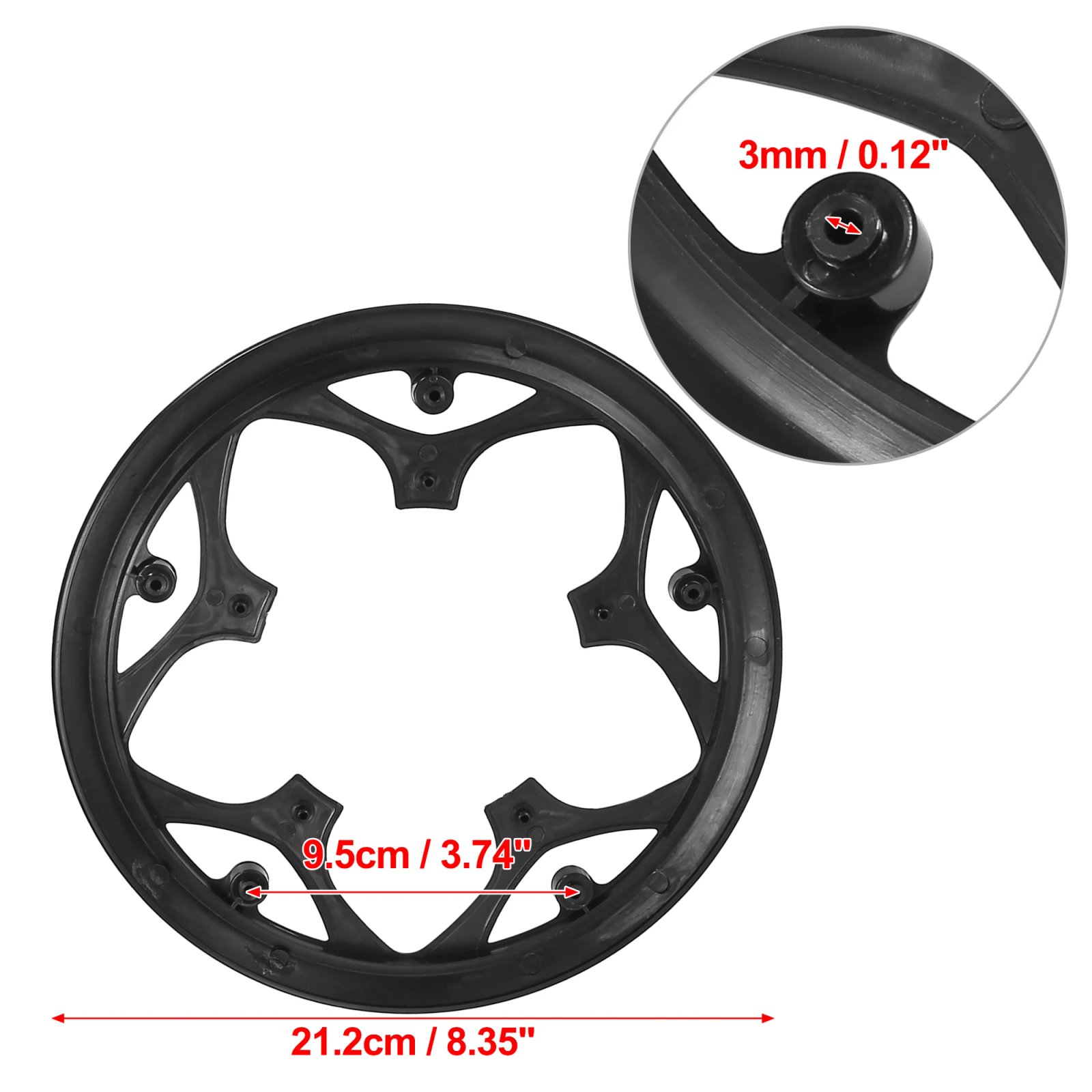 48T 9.5cm 5 holes