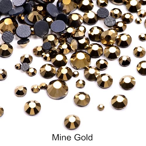 SS6-SS30 Glass Crystals DMC Hot Fix Rhinestones Iron On Stones Glitter Strass Hotfix Rhinestones For crafts Wedding Dress Y0082