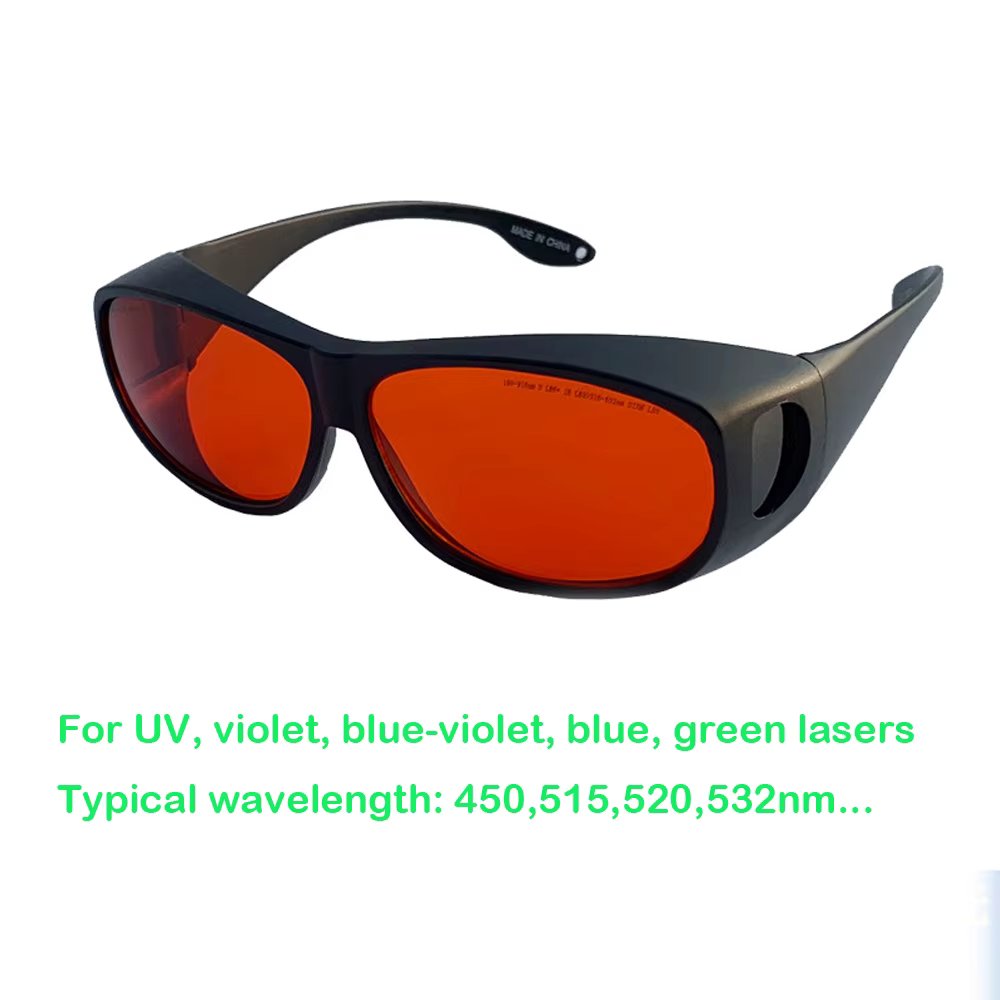 1pc 180nm-540nm Anti-Blue Light /Green Semiconductor Laser Solid 532nm Laser Goggles