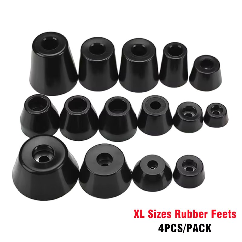 4pcs Cutting Board Rubber Feet Bumper Chair Floor Protector Non-slip Non Marking Fine Grips for Furniture/Electronics/Appliances
