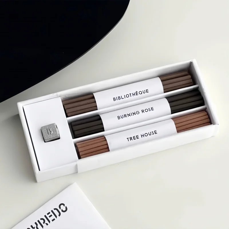 New Hot Byrode Thread Incense Limited Classic 60 Sticks Of Library Rose Indoor Aromatherapy Fireless Rattan Thread Incense Gift