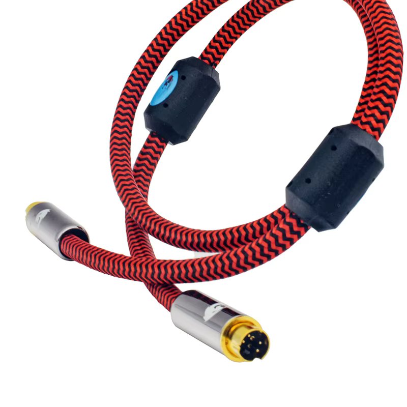 50pcs/lot Premium 4 Pin S-video to S video Cable for TV STB DVD Projector Monitor Shielding OFC S-Video Male to Male  Cable