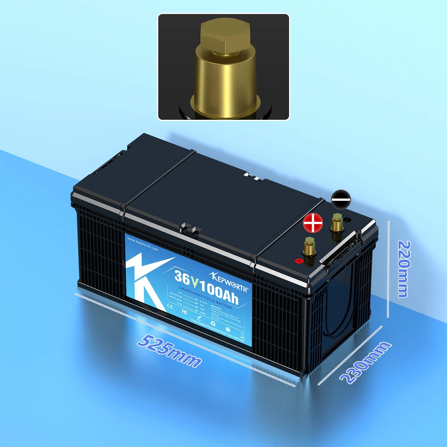 36V 100Ah Bluetooth