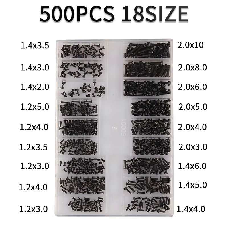 Mini Screw Nuts Laptop Computer Assemble Repair Screws Fastener Set For Repairing Sunglass Phone