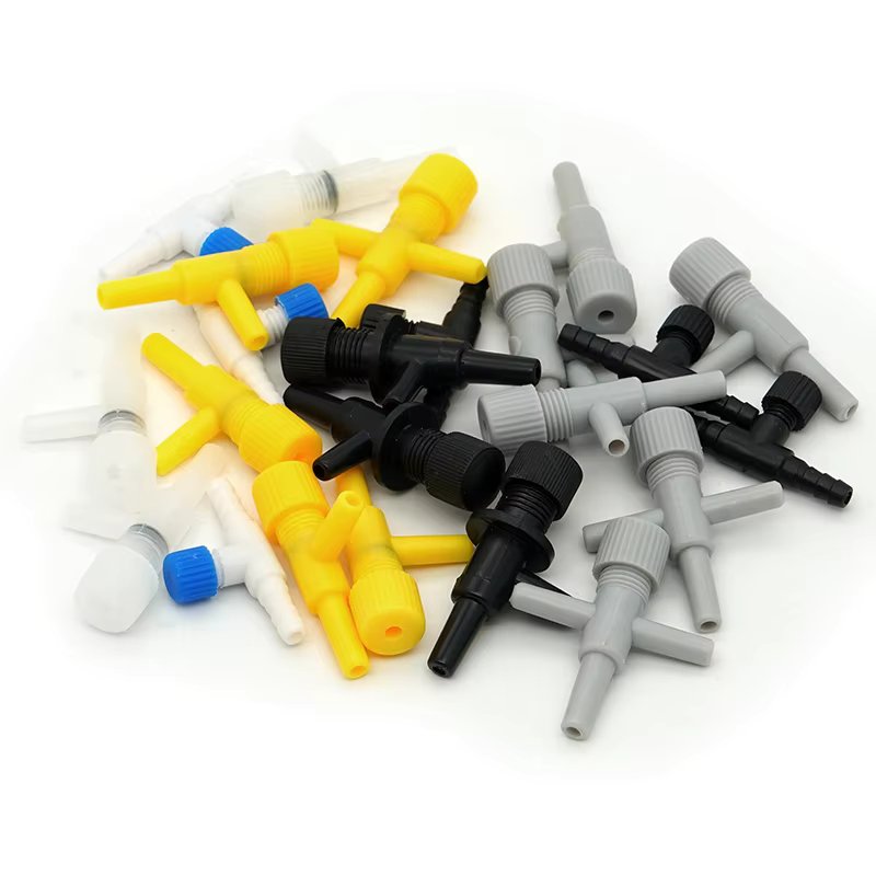 10pcs Aquarium Air Regulator Flow Tube Pipe Divider Valve Adjustable Oxygen Pump Tank Volume Control Valve For 4mm Oxygen Tube