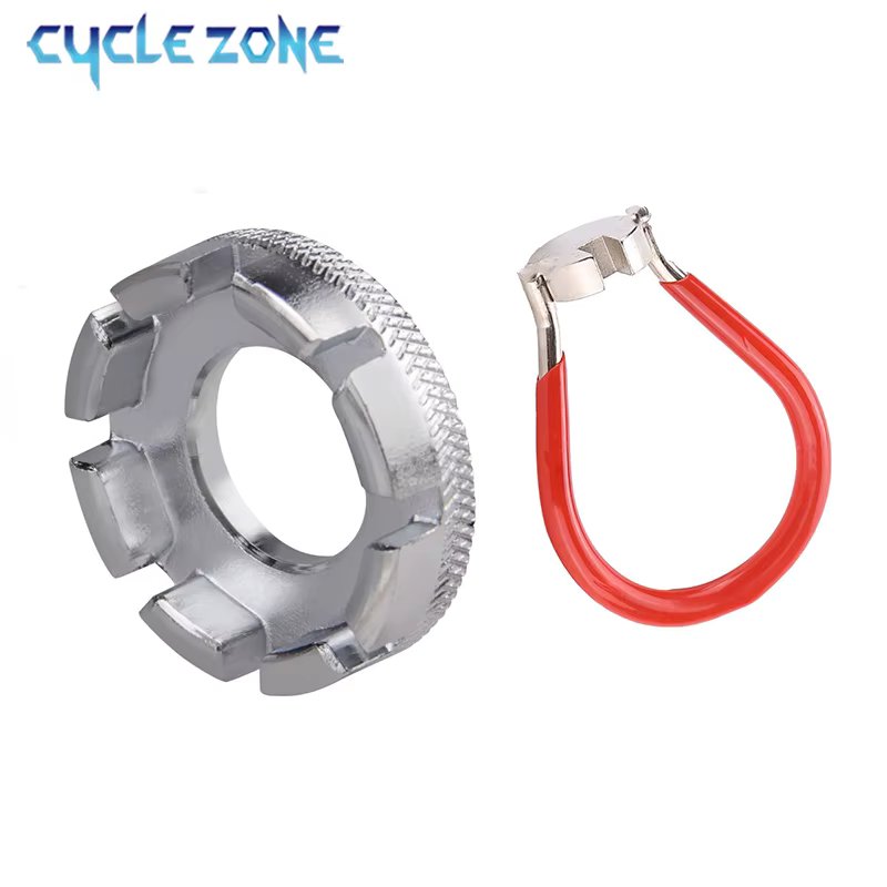 Bicycle Spoke Wrench Bicycle Wheel Rim Truing Adjustment Tool Tensioner MTB Bike Correction Spoke Nipples Spanner Repair Tools