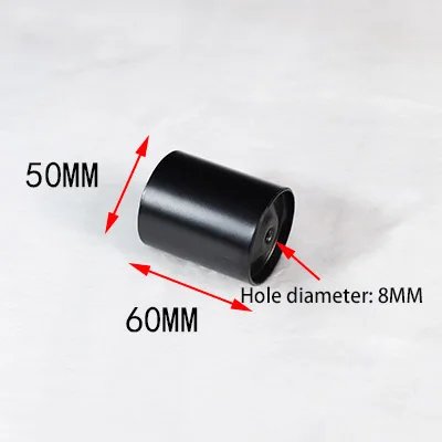 4PCS Black 60MM