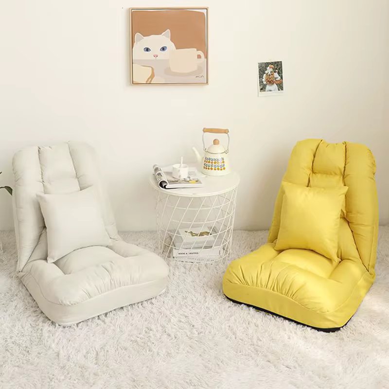 Small 1-person sofa folding bedroom living room sedentary sofa angle adjustable 2Colors