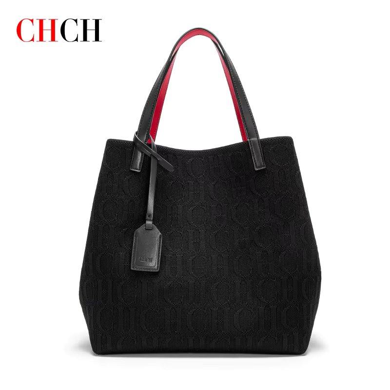 CHCH Winter Luxury Brand Fashion Printed Women's Handbag Large Capacity Travel Commuting Multi functional Large Capacity Handbag