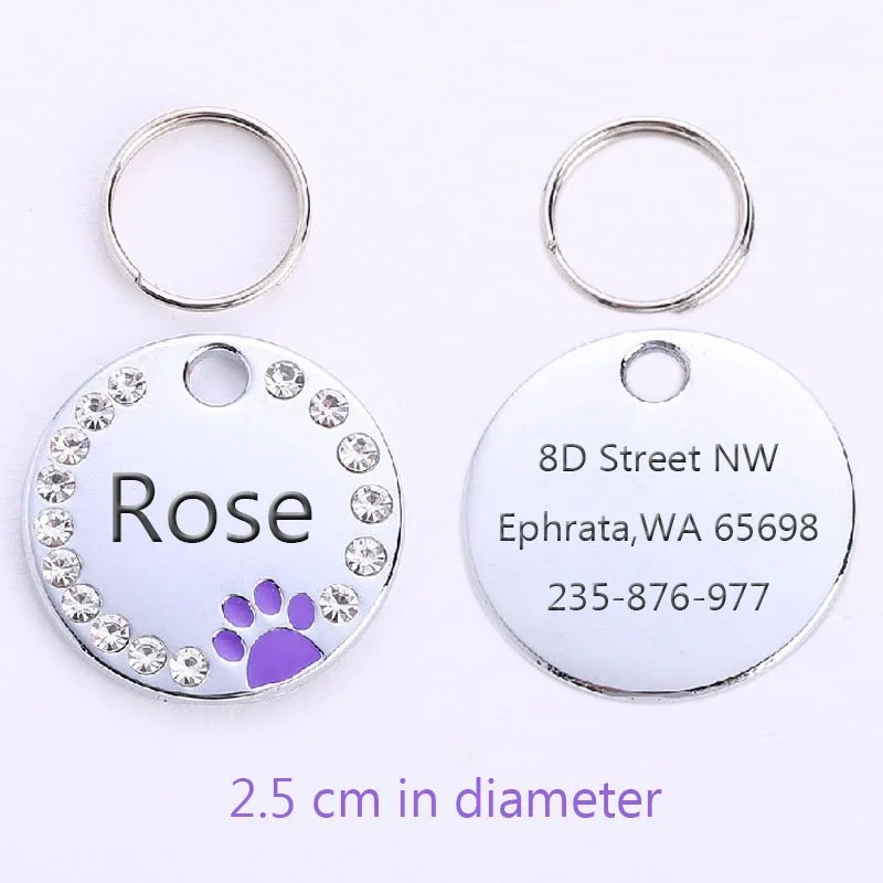 Diameter 25mm Purple
