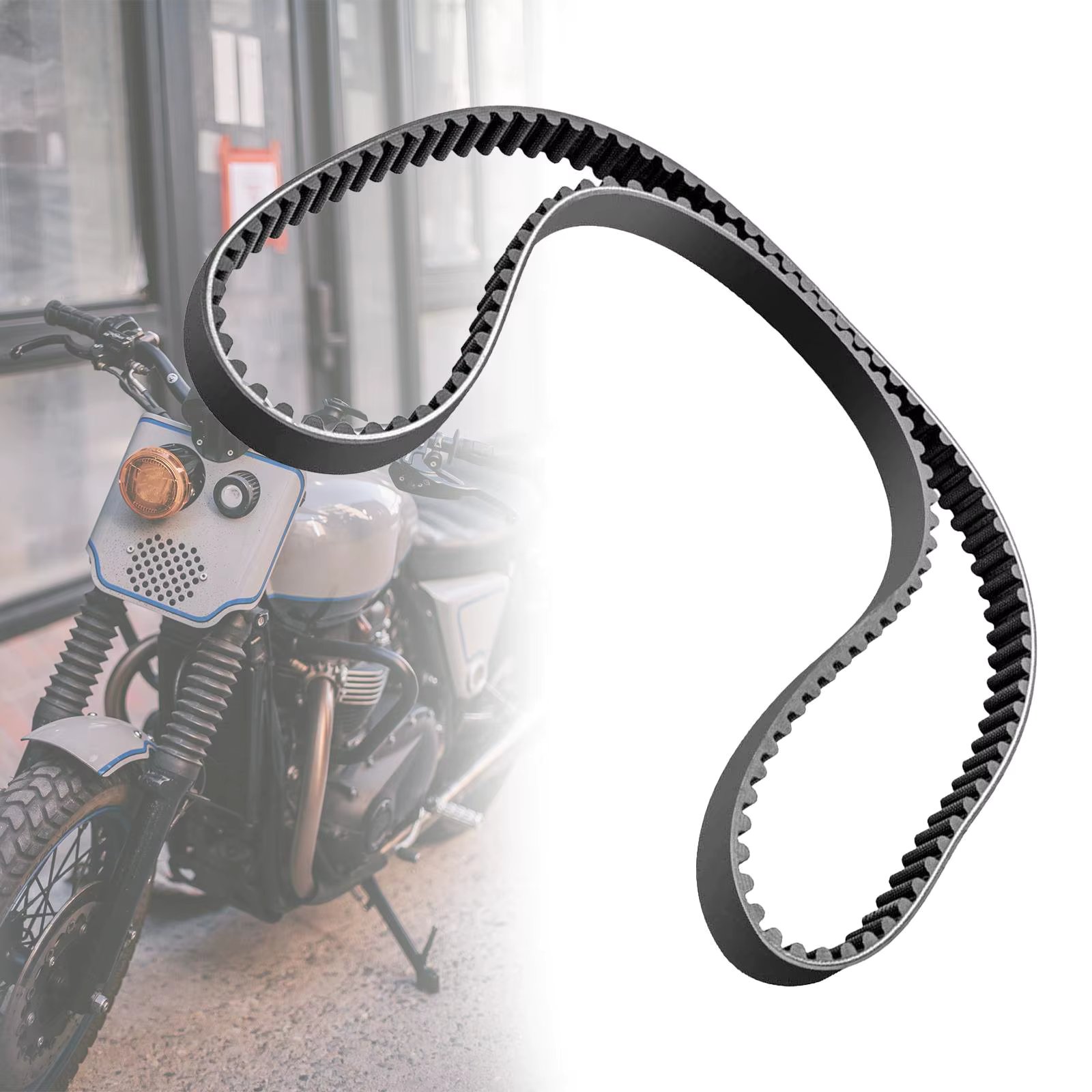 1-1/2" Wide Rear Drive Belt 40001-85 Accessory 136 Teeth Direct Replaces for Harley Touring Models Easy Installation Sturdy