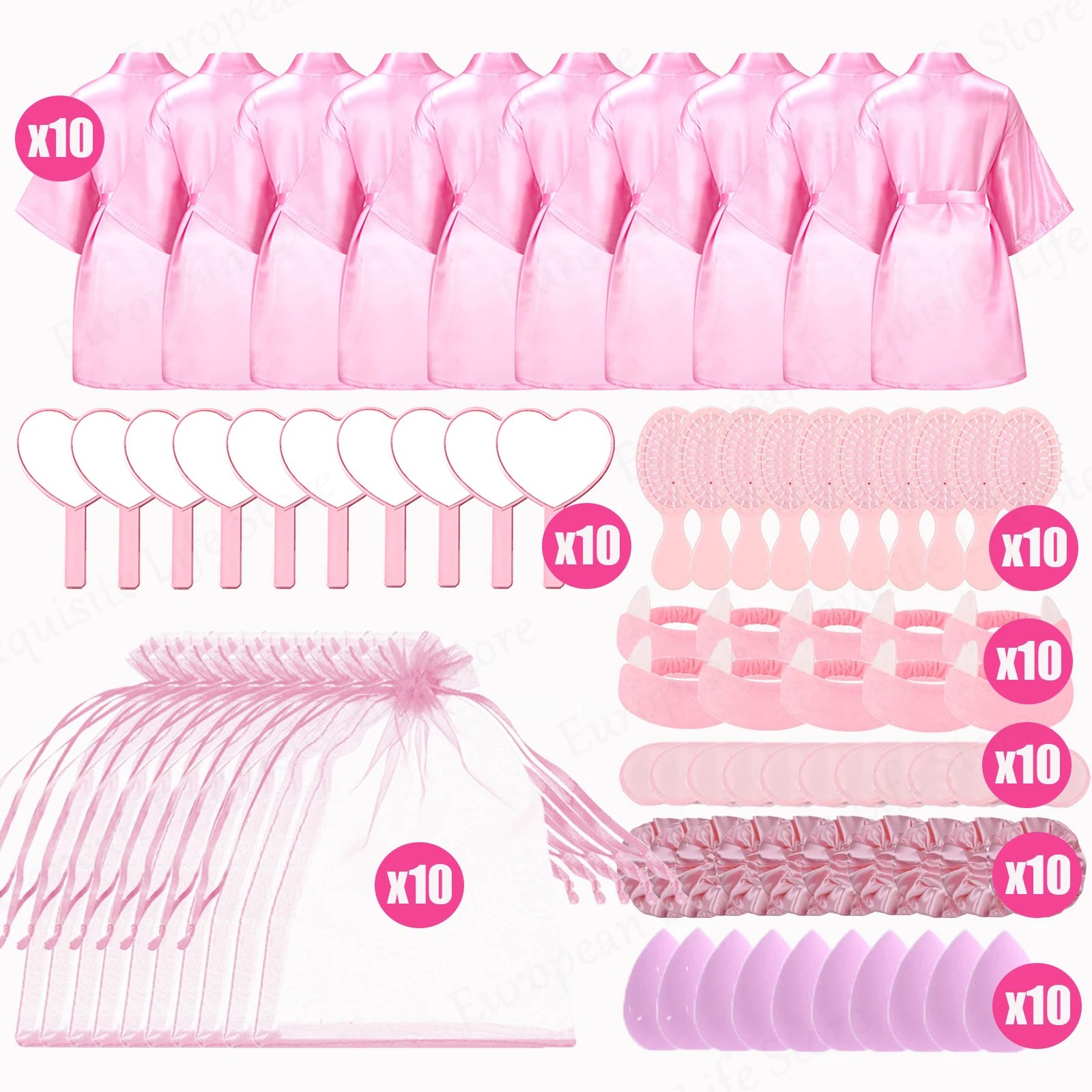 Pink 10 Sets