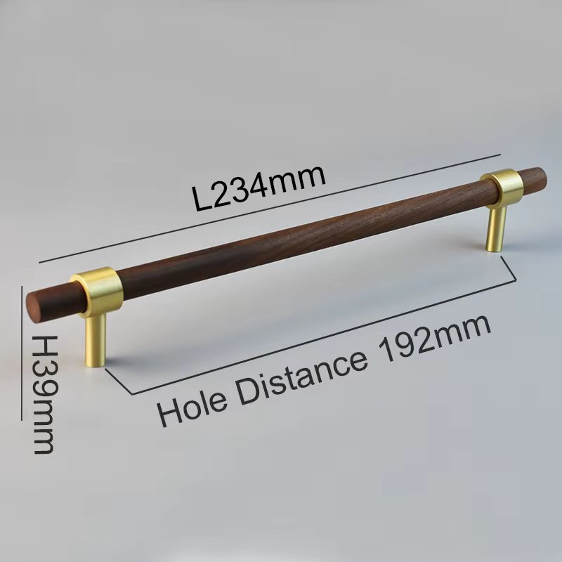 192mm Black walnut
