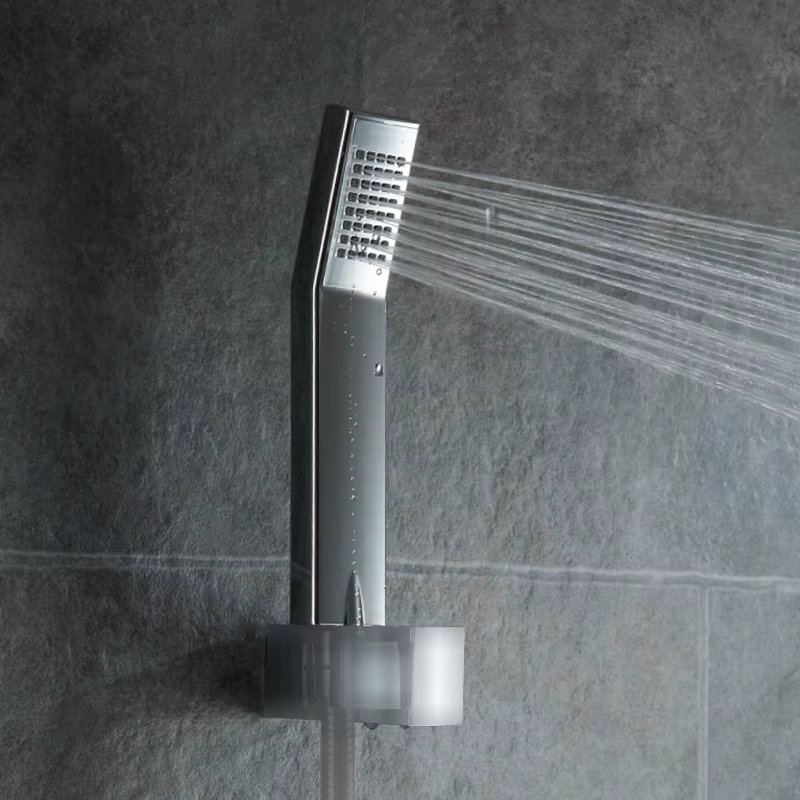 BECOLA Pressurized Water-Saving Hand-held Shower Head Stick Made Of ABS Straight Threads Bathroom Accessories Drop Ship