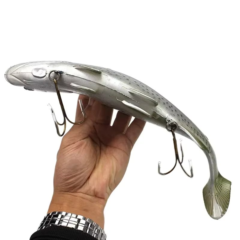 ZWICKE 20/30cm Artificial Wobblers Baits Sea Fishing Big Size Simulate Soft Fishing Lure Pike Swimbait Crank Bait Pesca Tackle