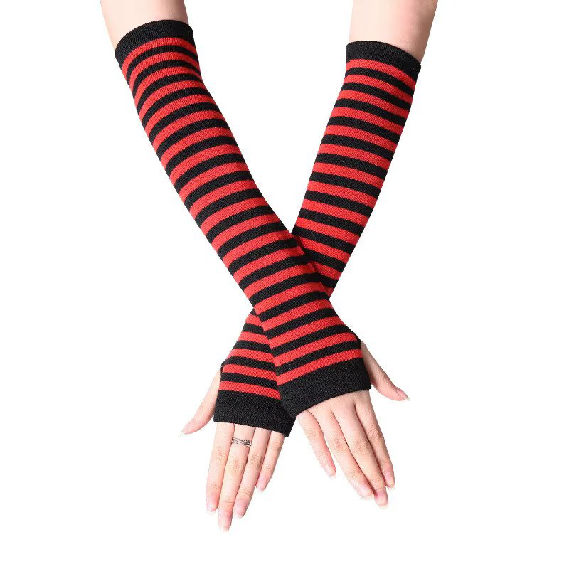 Black Red Striped