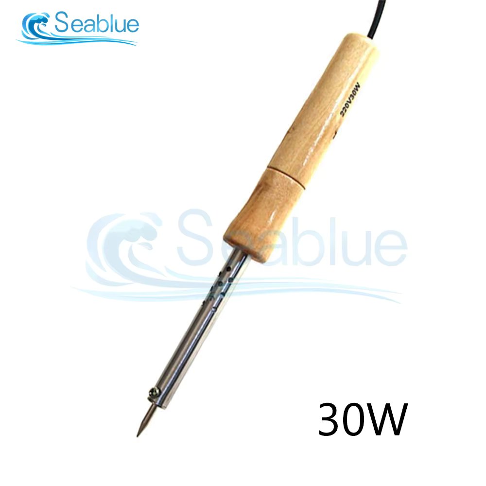 Soldering Iron Wooden Handle 30W/40W/60W/80W/100W 220V Electric Irons Welding Tool Non Adjustable Temperature Solder Gun Repair