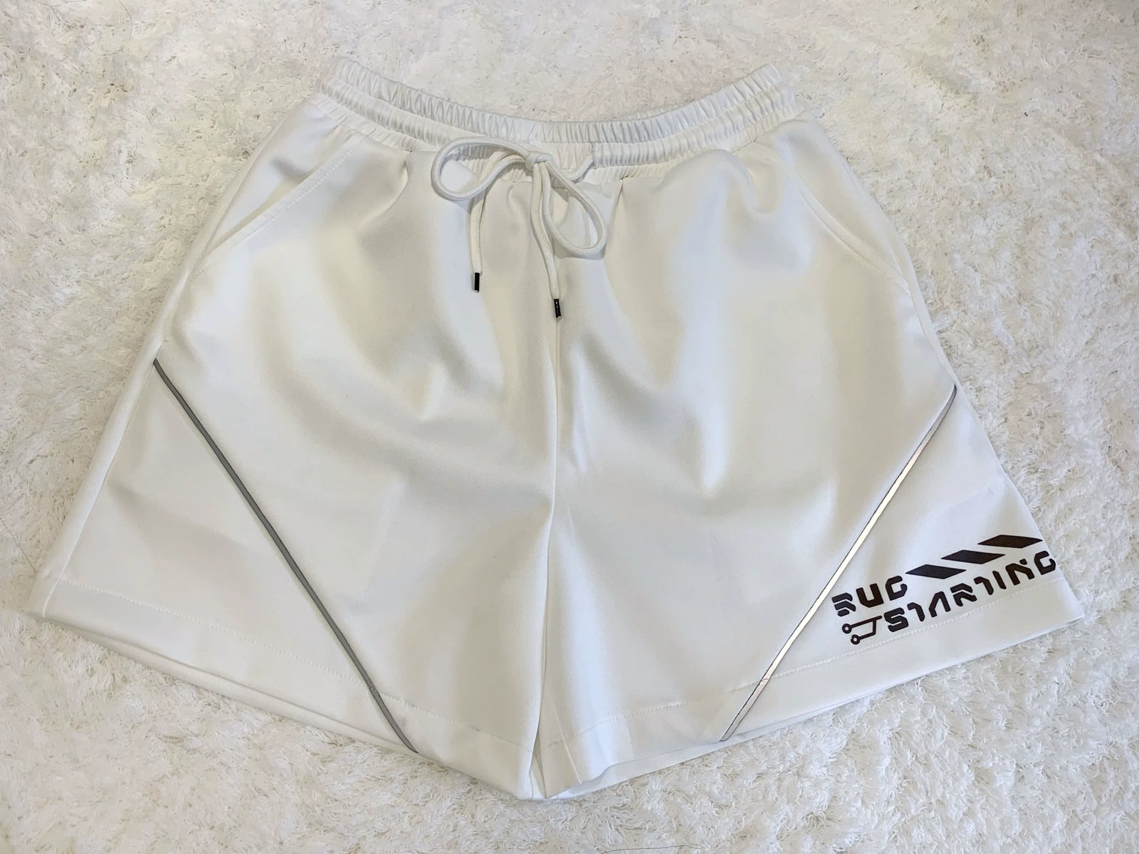 white shorts