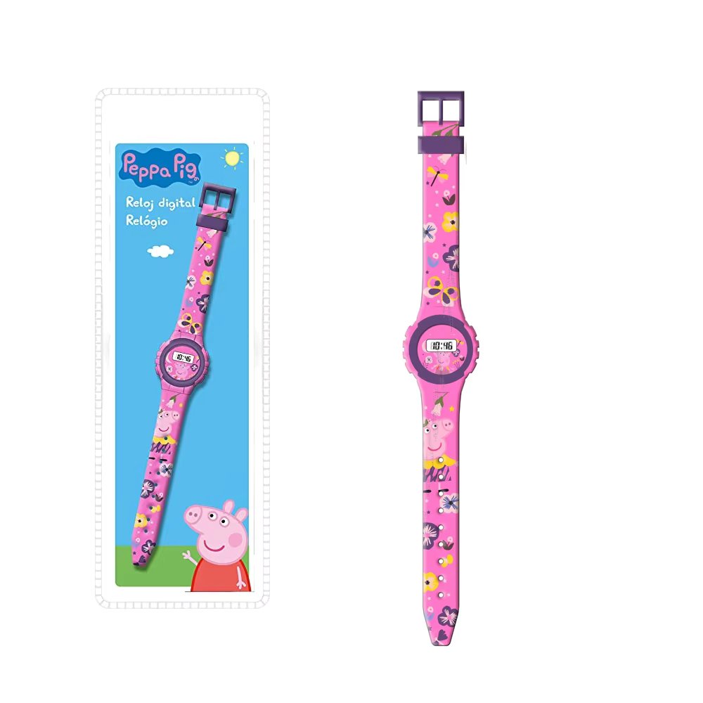 Peppa pig digital watch for baby king, gift,